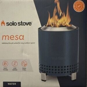 Solo Stove Mesa Tabletop Fire Pit Water Smokeless Mini Patio Firepit
